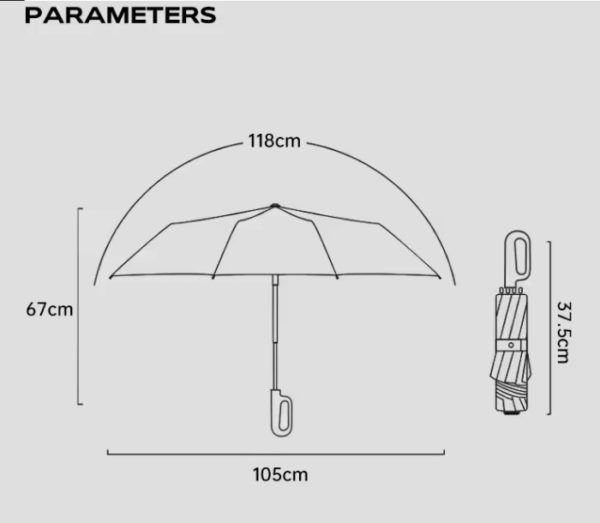 PARAPLUIE IMPERMEABLE – Image 2