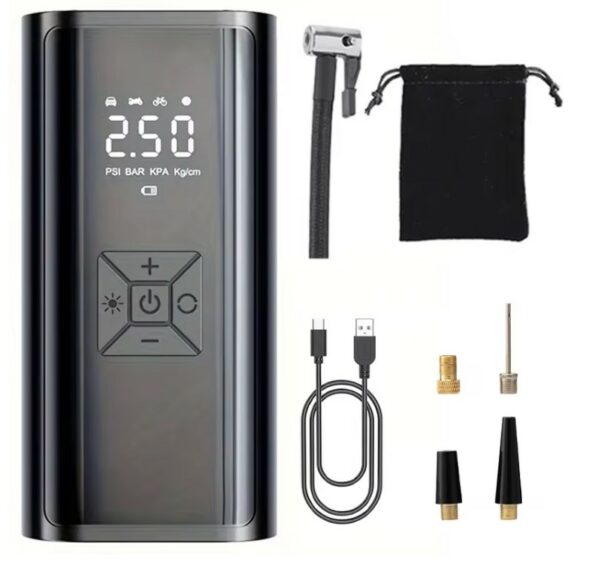 GONFLEUR DE PNEU SANS FIL PORTATIF 12V – Image 7