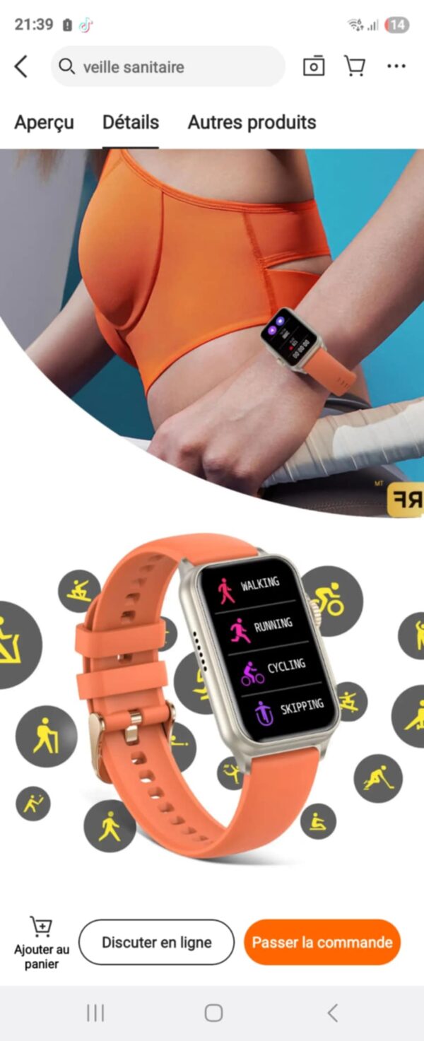 MONTRE CONNECTEE H23 – Image 2