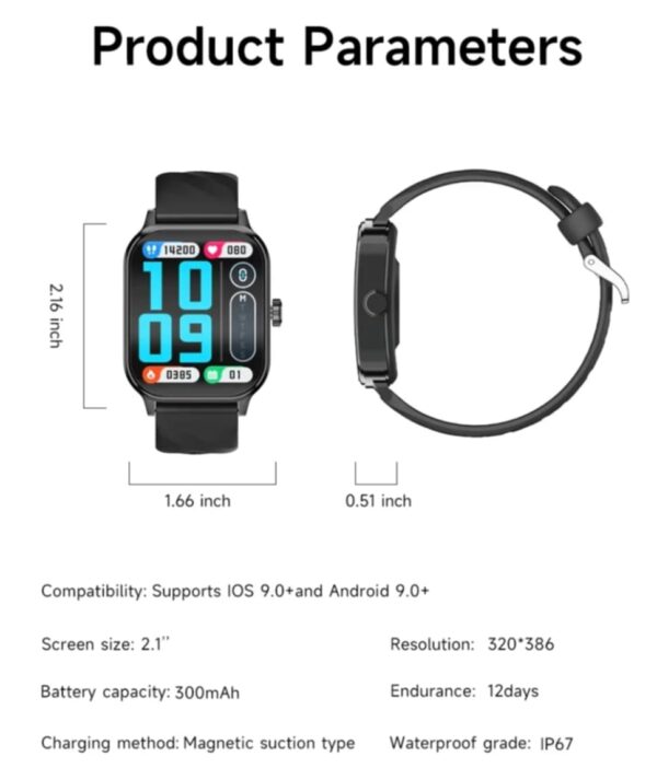 MONTRE CONNECTEE U9 – Image 6