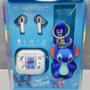 STITCH COFFRET ECOUTEUR + PORTE CLES