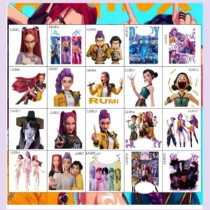 KPOP 54 AUTOCOLLANT
